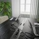 IKEA Стол для переговоров, ясеневый шпон, крашенный в черный цвет/черный MITTZON, 195.333.95 19533395 фото 3