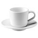 IKEA Чашка для эспрессо и блюдце, белые IKEA 365+, 102.834.09 10283409 фото 1