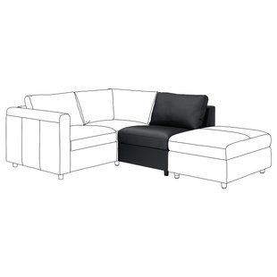 IKEA 1-місна секція, Grann/Bomstad чорний VIMLE, 604.652.18 60465218 фото