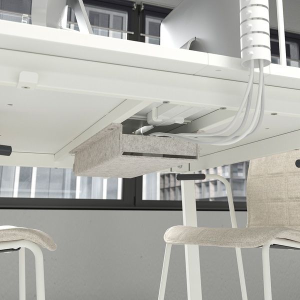 IKEA Конференц-стіл, білий MITTZON, 195.333.81 19533381 фото