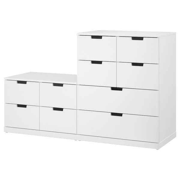 IKEA Комод NORDLI (ІKEA НОРДЛИ), Комод 10 ящиків, білий, 292.480.10 29248010 фото