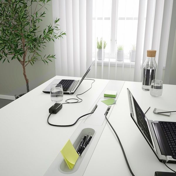 IKEA Конференц-стіл, білий MITTZON, 195.333.81 19533381 фото
