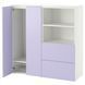 IKEA Книжкова шафа, білий/бузковий SM&Aring;STAD / PLATSA, 595.482.29 59548229 фото 1