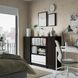 IKEA Комбинация стеллажей с дверцами, имитация темно-коричневого цвета. дуб BILLY / OXBERG, 394.835.92 39483592 фото 3