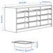 IKEA Стелаж з контейнерами, сірий/темно-сірий TROFAST, 695.151.05 69515105 фото 4