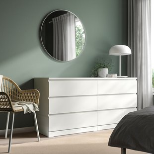 IKEA LINDBYN (ІKEA ЛИНДБИН), Дзеркало, алюміній, 80 см, 604.855.65 60485565 фото