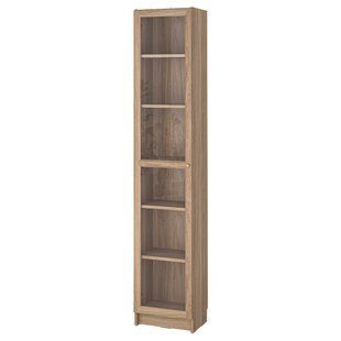 IKEA Книжный шкаф, имитация. дуб/бесцветное стекло BILLY / OXBERG, 695.818.31 69581831 фото