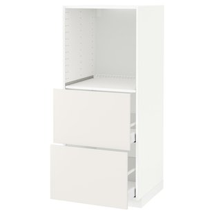 IKEA Sza st pie/2sz, білий/Veddinge білий METOD / MAXIMERA, 390.202.38 39020238 фото