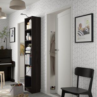 IKEA Книжный шкаф, имитация темно-коричневого цвета. дуб BILLY, 604.927.78 60492778 фото