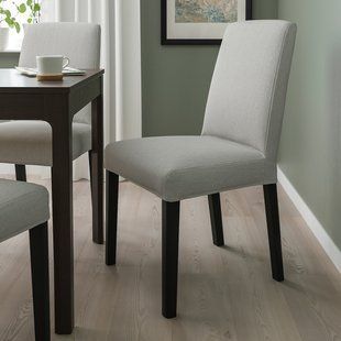 IKEA Стілець, чорний/Orrsta світло-сірий BERGMUND, 593.859.77 59385977 фото