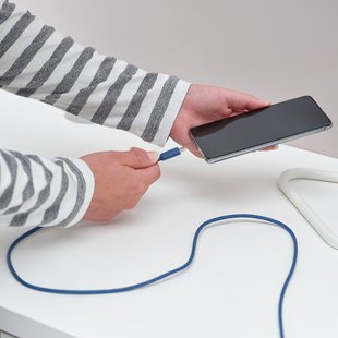 IKEA SITTBRUNN (ИКЕА СИТТБРУНН), USB-C на USB-C, синий, 1 м, 305.466.50 30546650 фото