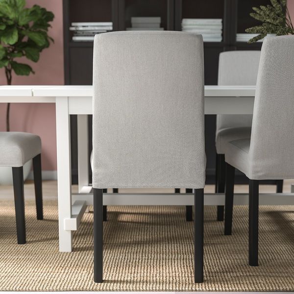 IKEA Стілець, чорний/Orrsta світло-сірий BERGMUND, 593.859.77 59385977 фото