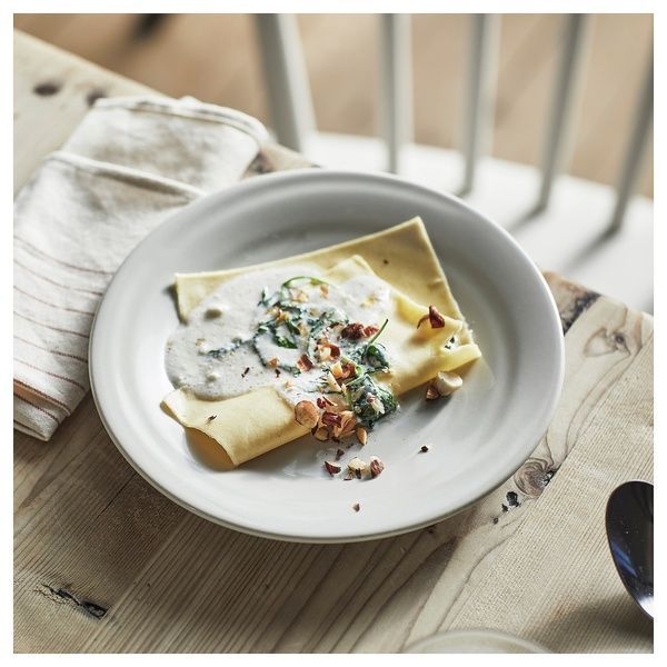 IKEA Тарілка світло-сіро-бежева SANDSK&Auml;DDA, 905.594.37 90559437 фото