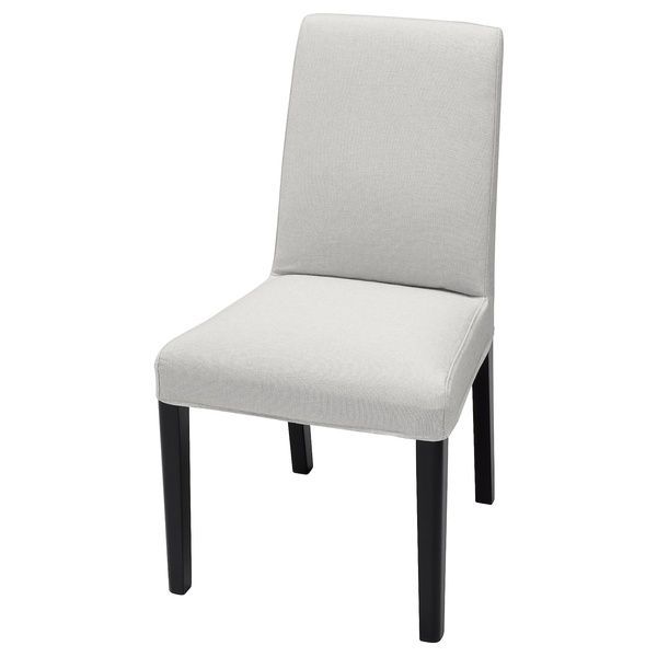 IKEA Стілець, чорний/Orrsta світло-сірий BERGMUND, 593.859.77 59385977 фото