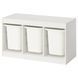 IKEA Стелаж з контейнерами, білий/білий TROFAST, 595.747.32 59574732 фото 1
