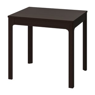 IKEA EKEDALEN (ІKEA ЭКЕДАЛЕН), Розсувний стіл темно-коричневий, 80/120x70 см, 203.408.24 20340824 фото