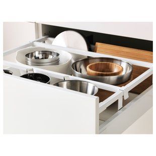 IKEA Ящик, средний, белый MAXIMERA, 202.214.49 20221449 фото
