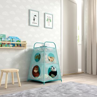 IKEA TIGERFINK (ІKEA ТИГЕРФИНК), Полиці з відділеннями, бірюзовий, 805.124.69 80512469 фото