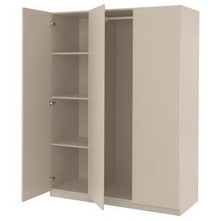 IKEA Гардероб комбінований, сіро-бежевий/сіро-бежевий PAX / FORSAND, 895.622.14 89562214 фото