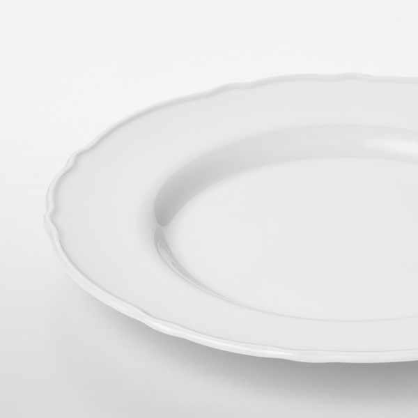 IKEA Тарелка UPPLAGA (ИКЕА УППЛАГА), Тарелка, белый, 104.247.01 10424701 фото
