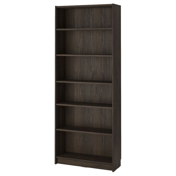 IKEA Книжный шкаф, имитация темно-коричневого цвета. дуб BILLY, 804.927.82 80492782 фото
