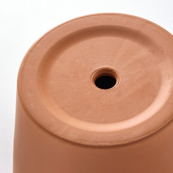 IKEA Квітковий горщик з підставкою, зовнішня теракота BRUNB&Auml;R, 105.108.26 10510826 фото