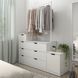IKEA NORDLI (ИКЕА NORDLI), Комод с 8 ящиками, белый, 160x191 см, 792.953.77 79295377 фото 1