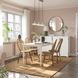 IKEA Стіл та 4 стільці, білий/акація DANDERYD / SKOGSTA, 695.451.88 69545188 фото 1