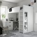 IKEA Кровать-чердак, бело-серый/с письменным столом с 3 ящиками SM&Aring;STAD, 794.374.47 79437447 фото 3