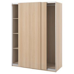 IKEA Гардероб, под беленый дуб/под беленый дуб PAX / HASVIK, 494.359.68 49435968 фото