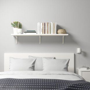 IKEA Полка с кронштейном, белый BERGSHULT / TOMTHULT, 994.183.15 99418315 фото