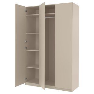 IKEA Гардероб комбінований, сіро-бежевий/сіро-бежевий PAX / FORSAND, 395.622.16 39562216 фото