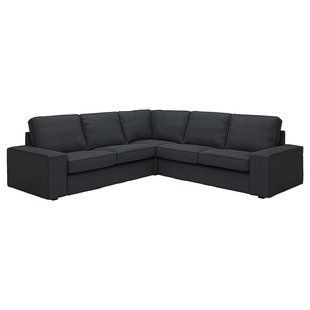 IKEA 4-х місний кутовий диван Трезунд антрацит KIVIK, 094.828.53 09482853 фото