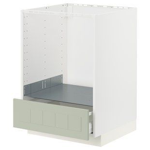 IKEA Sza st шматок дерева, білий/Stensund світло-зелений METOD / MAXIMERA, 194.871.95 19487195 фото