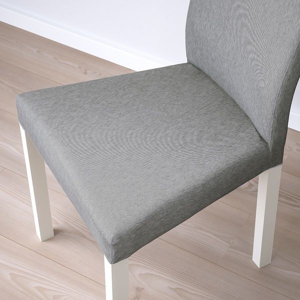 IKEA Стол и 2 стула, белый/Книса светло-серый NORBERG / K&Auml;TTIL, 594.287.69 59428769 фото