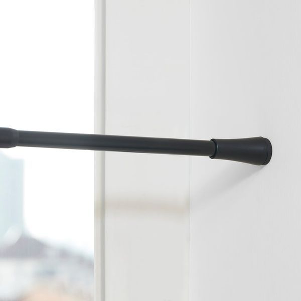 IKEA Карниз для штор, черный FJ&Auml;DRANDE, 004.163.15 00416315 фото