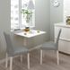 IKEA Стол и 2 стула, белый/Книса светло-серый NORBERG / K&Auml;TTIL, 594.287.69 59428769 фото 1