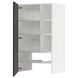 IKEA Шкаф-вытяжка с полкой/дверью, белый/Nickebo матовый антрацит METOD, 695.042.20 69504220 фото 2