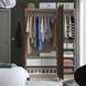 IKEA Гардеробная комбинация, серо-бежевый/темно-коричневый под мореный дуб, имитация PAX / STORKLINTA, 995.626.47 99562647 фото 3