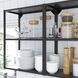 IKEA Книжкова шафа, антрацит/білий ENHET, 493.315.03 49331503 фото 5