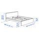 IKEA Каркас кровати, высокий, белый/Лейрсунд MALM, 990.198.40 99019840 фото 6