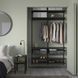 IKEA Гардеробная комбинация, антрацит/металл BOAXEL, 995.644.77 99564477 фото 2