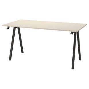 IKEA Письмовий стіл, беж/антрацит TROTTEN, 694.295.65 69429565 фото