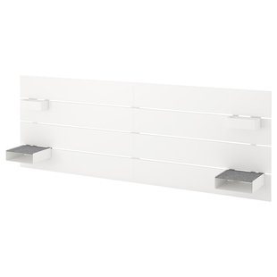 IKEA NORDLI (ІKEA НОРДЛИ), Саміт ліжка, білий, 140/160 см, 103.729.76 10372976 фото