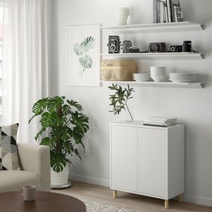 IKEA TROXHULT (ИКЕА ТРОКСХУЛЬТ), Полка настенная, белая, 110 x 32 см, 604.011.27 60401127 фото