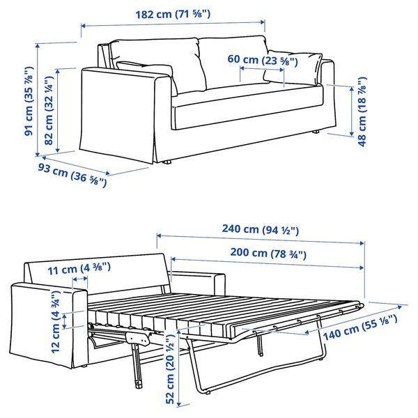 IKEA 2-местный диван, Грансель серый HYLTARP, 995.148.59 99514859 фото
