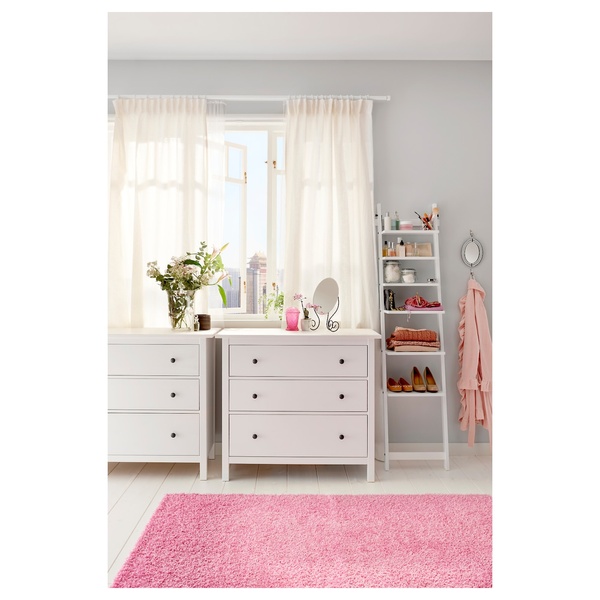 IKEA Комод, 3 ящика, белая морилка HEMNES, 804.247.45 80424745 фото