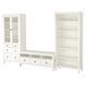 IKEA Тумба под ТВ, белая морилка/прозрачное стекло HEMNES, 392.995.65 39299565 фото 2
