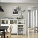 IKEA Комбинация с дверцами, белый Лаппвикен/Синдвик белое прозрачное стекло BEST&Aring;, 092.080.29 09208029 фото 3