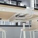 IKEA Стол для переговоров, шпон ясеня, мориленный черно/белый MITTZON, 595.333.98 59533398 фото 7